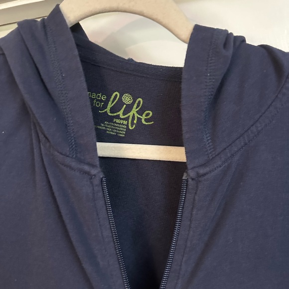 Made for life navy warmup jacket. Size PM - Picture 3 of 3